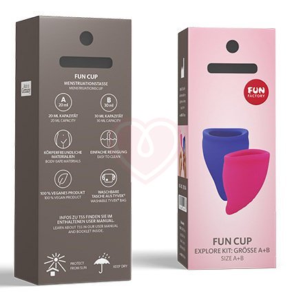 Менструальные чаши Fun Factory Fun Cup Explore Kit 2 шт фото 2