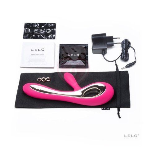 Вибратор с клиторальным стимулятором LELO Soraya розовый фото 4