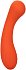 Вибратор для зоны G Stella Liquid Silicone G-Wand оранжевый фото 3