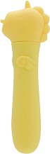 Вибропуля Unihorn Usb Bean Blossom со стимуляцией язычком жёлтая