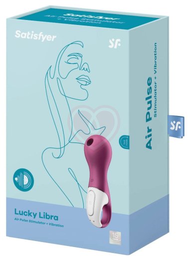 Вакуумный стимулятор Sarisfyer Lucky Libra с вибрацией фото 5