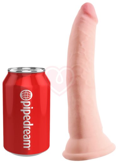 Фаллоимитатор на присоске King Cock Triple Density 18 см телесный фото 4