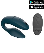 Вибратор для пар We-Vibe Sync 2 тёмно-зелёный