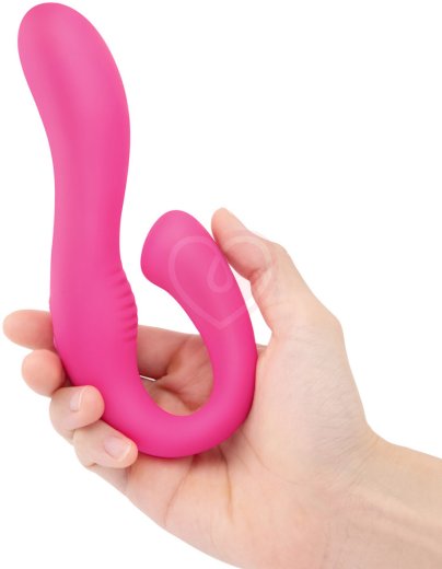 Вибратор со стимуляцией клитора и зоны G Harmony Vibe розовый фото 2