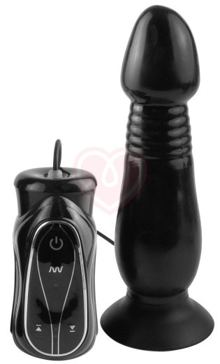 Анальный стимулятор-пульсатор с вибрацией Pipedream Vibrating Thruster чёрный фото 1