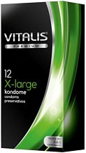 Презервативы увеличенного размера Vitalis Premium X-Large 12 шт