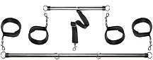 Набор для бондажа с распорками для рук и ног Pipedream Spread 'em Bar and Cuff Set