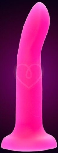 Фаллоимитатор светящийся в темноте Beyond by Toyfa Clint Glow 20 см розовый фото 5