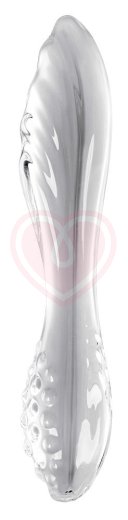 Двухсторонний стеклянный фаллоимитатор Satisfyer Dazzling Crystal 1 прозрачный фото 2