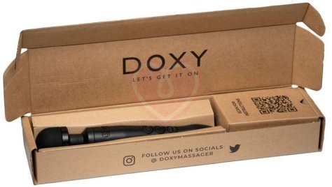 Вибромассажер Doxy USB-C 28 см чёрный фото 4
