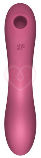 Вакуумный вибростимулятор Satisfyer Curvy Trinity 3 бордовый фото 5