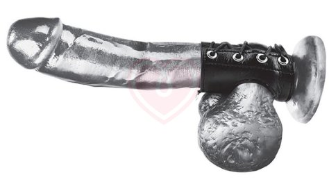 Сбруя для члена на шнуровке Cock Sheath 7,5 см фото 1