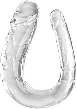 Двухсторонний фаллоимитатор King Cock Clear Double Trouble Large прозрачный