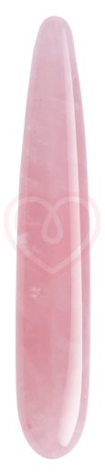 Тонкий фаллоимитатор Le Wand Crystal Slim Wand розовый кварц фото 1