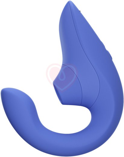 Вибратор для зоны G c бесконтактной стимуляцией клитора Womanizer Blend голубой фото 4