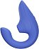 Вибратор для зоны G c бесконтактной стимуляцией клитора Womanizer Blend голубой фото 4
