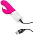 Вибратор-кролик с пульсирующей головкой Slim Shaft Thrusting G-Spot Rabbit розовый фото 9