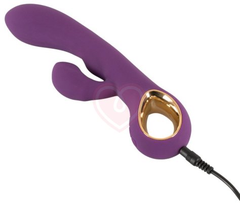 Вибратор с клиторальным стимулятором мини-версия Rabbit Vibrator Petit фото 5