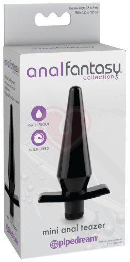 Анальная пробка с вибрацией Pipedream Mini Anal Teazer чёрная фото 3