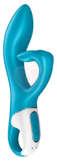 Вибратор Satisfyer Embrace Me с тройным клиторальным стимулятором бирюзовый фото 1