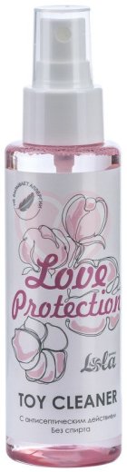 Очищающий антибактериальный спрей Toy Cleaner Love Protection 110 мл фото 1