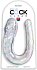 Двухсторонний фаллоимитатор King Cock Clear Double Trouble Large прозрачный фото 2