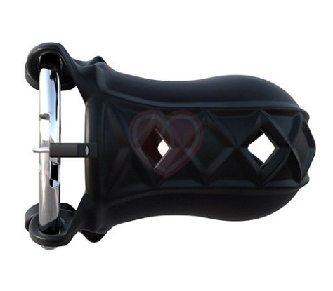 Замок верности Extreme Silicone Cock Blocker чёрный фото 4