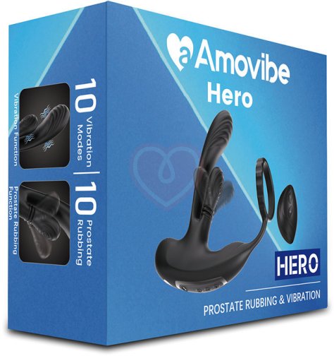 Стимулятор простаты Amovibe Hero с вращением на 360 градусов и пультом фото 3