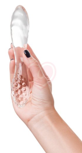 Двухсторонний стеклянный фаллоимитатор Satisfyer Dazzling Crystal 1 прозрачный фото 4