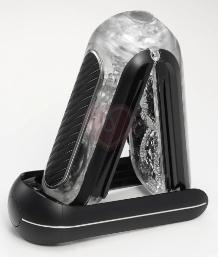 Мастурбатор Tenga Flip Zero Gravity EV с вибрацией черный фото 3