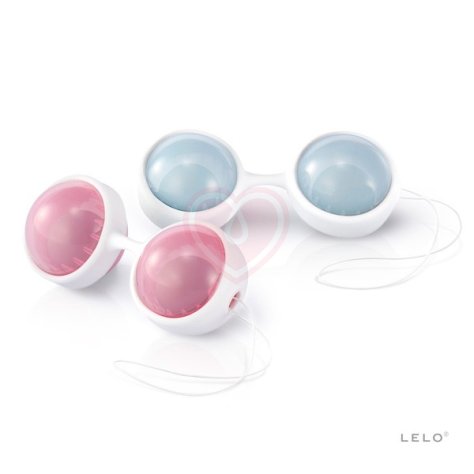 Вагинальные шарики LELO Luna Beads розовые и голубые фото 1