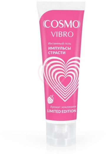 Стимулирующий гель Cosmo Vibro Aroma с ароматом земляники 50 г фото 1