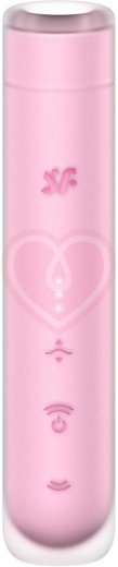 Вакуумно-волновой клиторальный стимулятор помада Satisfyer First Kiss розовый фото 2