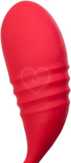 Виброяйцо с фрикциями и управлением со смартфона Vulse Lovense красное фото 7