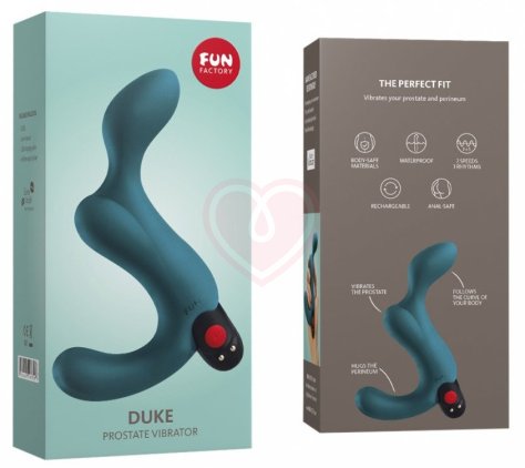 Вибростимулятор простаты Fun Factory Duke бирюзовый фото 5