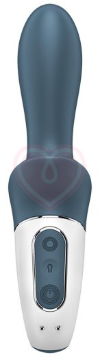 Анальный расширяемый вибратор Satisfyer Air Pump Booty 2 серый фото 4