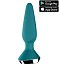 Анальная вибропробка Satisfyer Plug Ilicious 1 с приложением зелёная фото 1