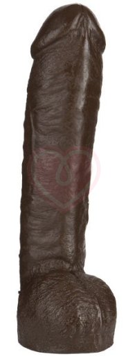 Насадка для трусиков большая Vac-U-Lock Realistic Hung коричневая фото 2