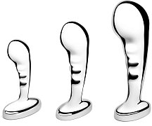 Набор металлических стимуляторов простаты b-Vibe Stainless Steel P-Spot Training Set