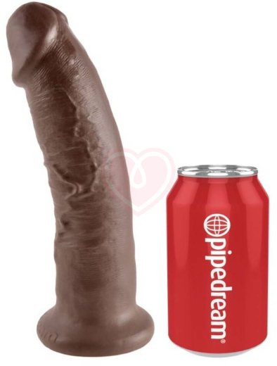Фаллоимитатор на присоске King Cock 23 см коричневый фото 2