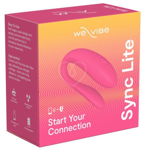 Вибратор для пар We-Vibe Sync Lite с управлением от приложения розовый фото 6