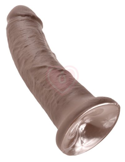 Фаллоимитатор на присоске King Cock 20 см коричневый фото 3