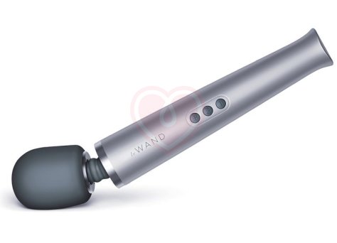 Мощный массажёр Le Wand Rechargeable серебряный фото 2