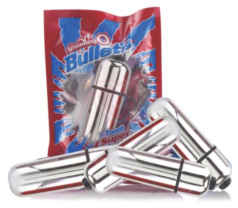 Вибропулька Screaming O Bullets серебряная фото 2