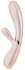 Вибратор с клиторальным стимулятором, подогревом и приложением Satisfyer Hot Lover жемчужный фото 2
