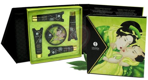 Подарочный набор косметики Shunga Geisha's Secret Organica Зелёный чай фото 2