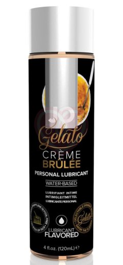 Съедобный лубрикант System JO H2O Flavored Gelato крем-брюле 120 мл фото 1