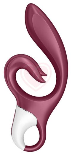 Вибратор с клиторальным стимулятором Satisfyer Love Me бордовый фото 2