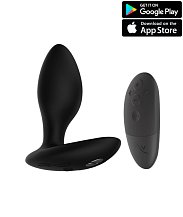 Анальная пробка We-Vibe Ditto+ с пультом и приложением чёрная