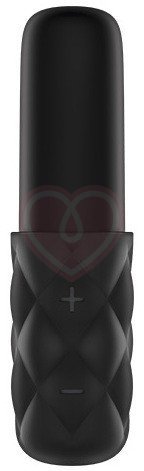 Мини-вибратор Satisfyer Mini Sparkling Darling чёрно-серебристый фото 3